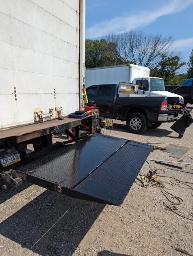 Liftgate repair, installed new deck