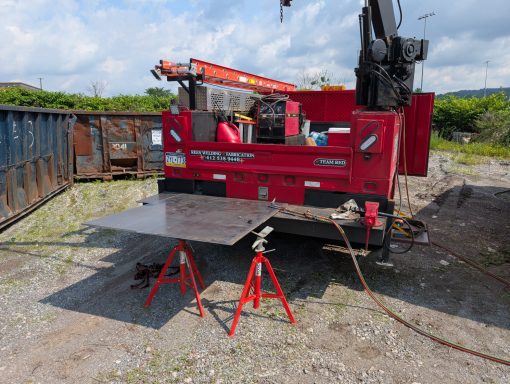 Dumpster hook plate repair
